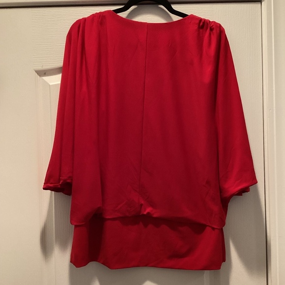 Dolman SLEEVE V NECK TOP (Size: Large) PREOWNED - Picture 4 of 7